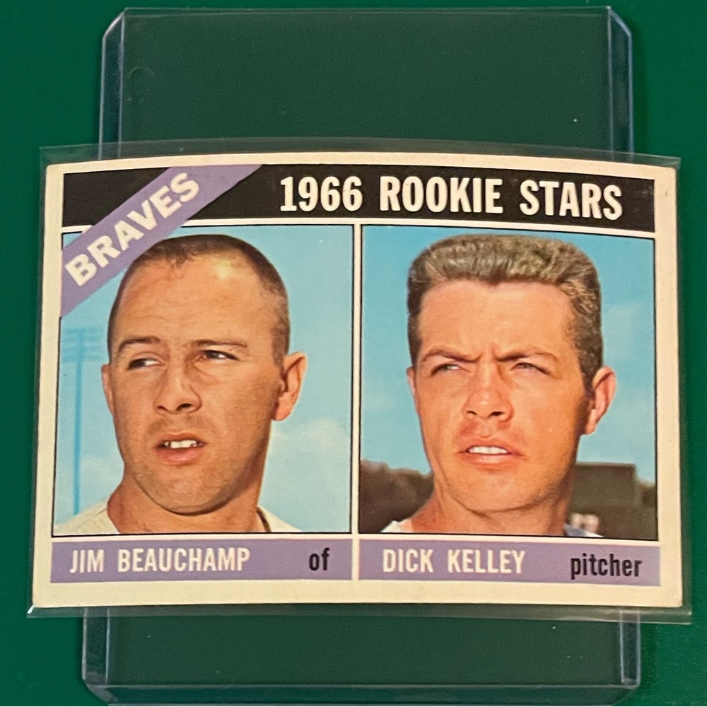 Braves Rookies [J.Beauchamp/DKelley] #84 1966 O-Pee-Chee Baseball Trading Card